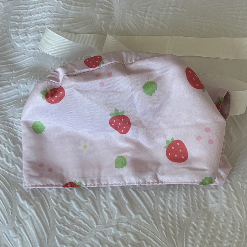 Strawberry Print Scrub Hat